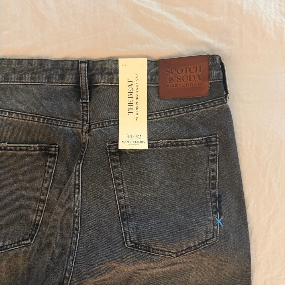 NWT Scotch and Soda Men's The Beat Bootcut Jeans 34x32 - Picture 4 of 10